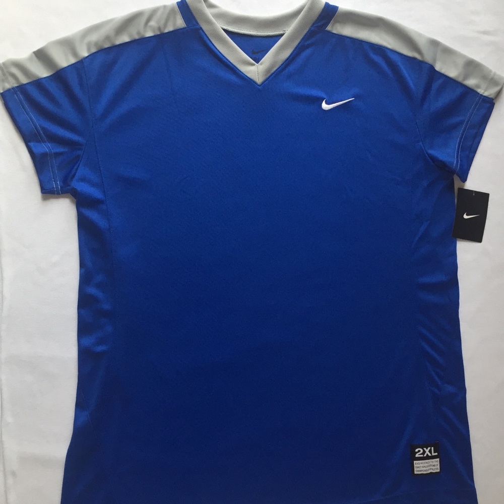 Nike Women’s Dry-Fit V-Neck Shirt 2XL